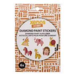 Diamond painting stickers DIY - set van 6 - diverse varianten