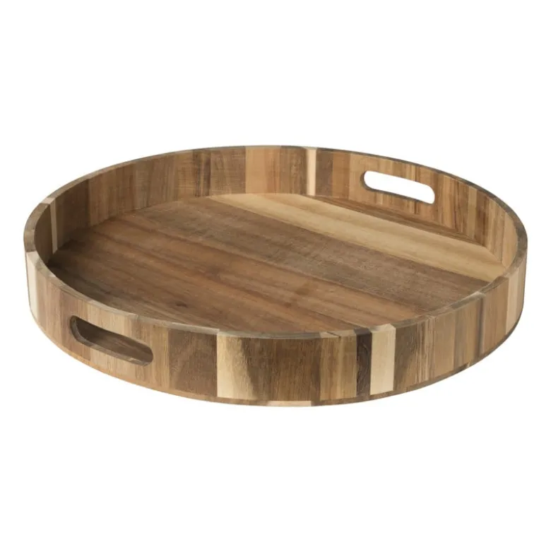 Dienblad acacia - naturel - ø40 cm