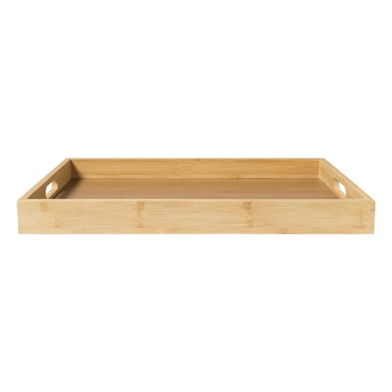 Dienblad rechthoek - bamboe - 31x45x4 cm