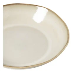 Diep bord Roots - beige - ø20x5.4 cm