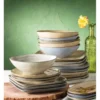Diep bord Toscane - beige - 19 cm