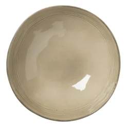 Diep bord Toscane - beige - 19 cm
