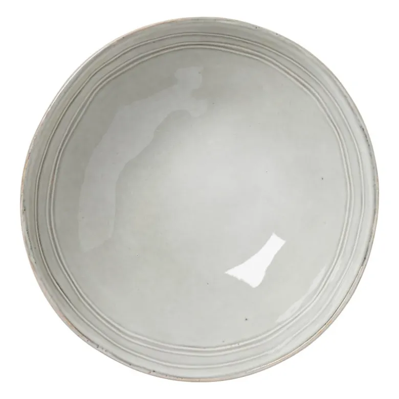 Diep bord Toscane - grijs - 19 cm
