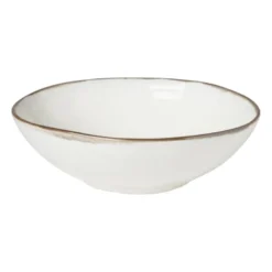 Diep bord Toscane - wit - ø19 cm
