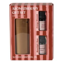 Diffuser giftset met twee vullingen - goudkleurig