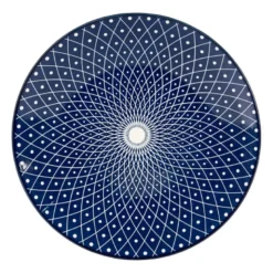 Dinerbord blue print - diamonds - ⌀26 cm