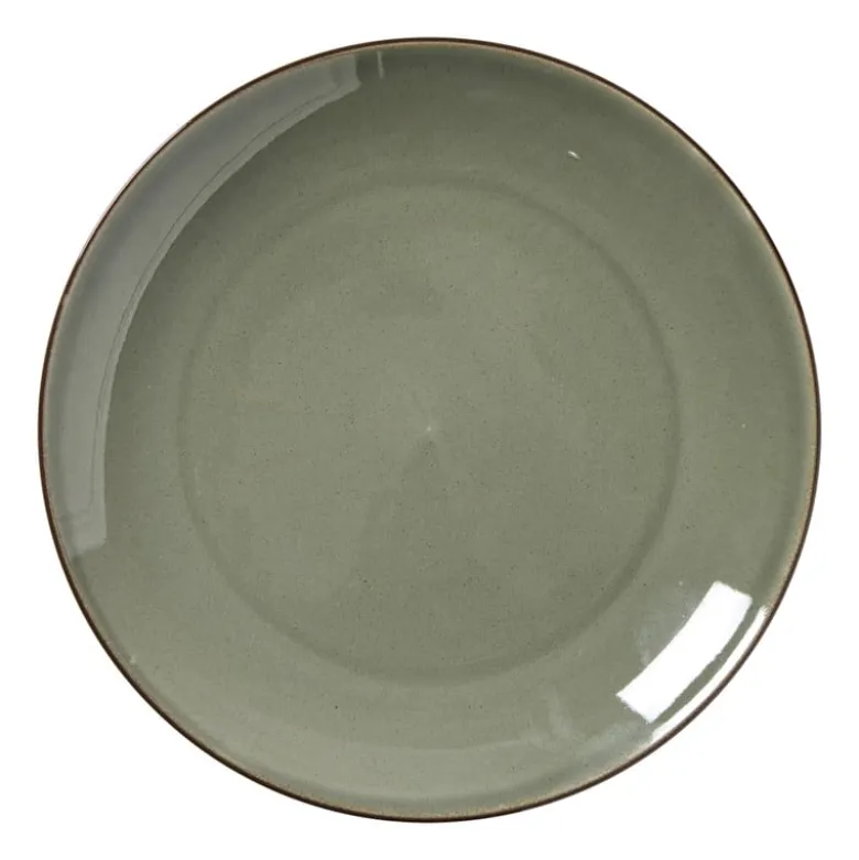 Dinerbord Emma - donkergroen - ø26.8x2.5 cm