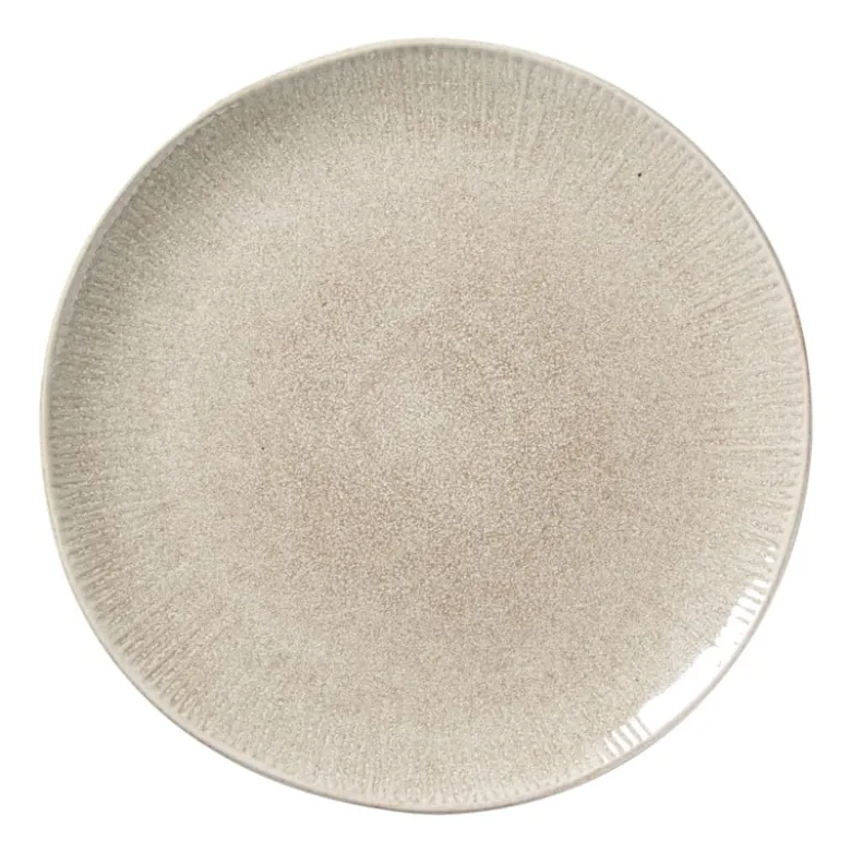 Dinerbord fuji - beige - ø27.5x2.4 cm