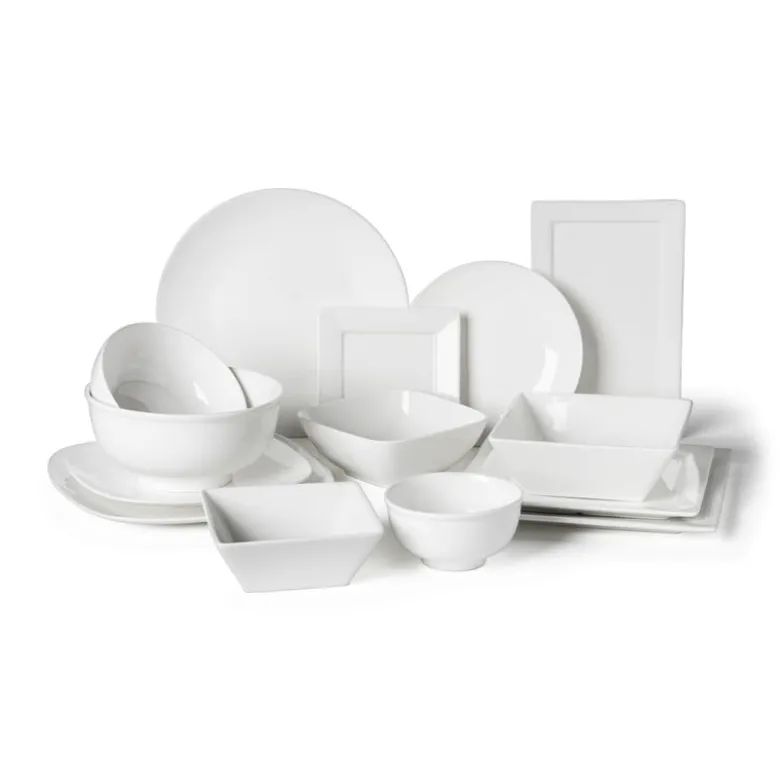 Dinerbord porselein - 24.8x24.8 cm
