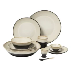 Dinerbord Roots - beige - ø27.5x3 cm