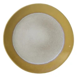 Dinerbord roots - oker - ø27.5x3 cm