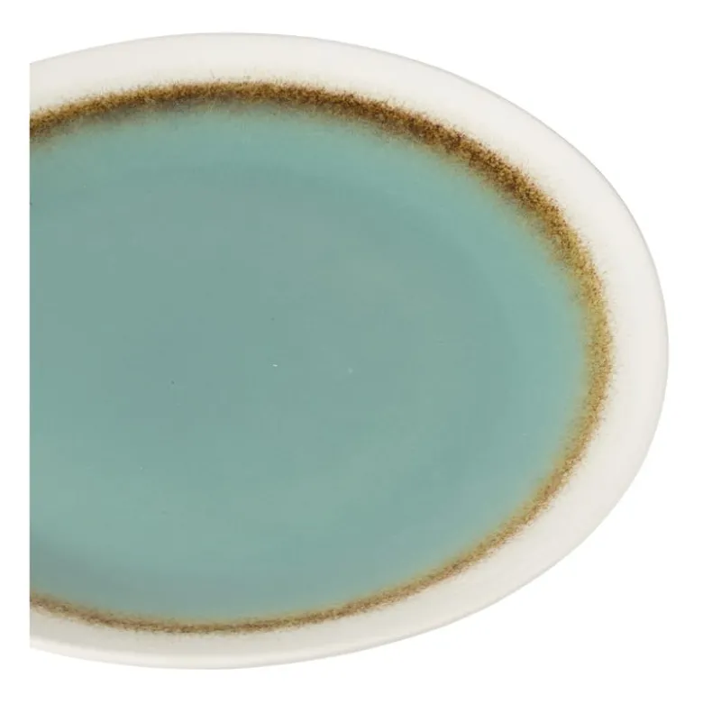 Dinerbord Roots - turquoise - ø27.5x3 cm
