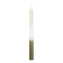 Dinerkaars dipdye - groen/wit - ø2.15x25 cm