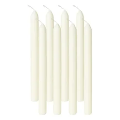 Dinerkaarsen Bolsius box ivoor - set van 8 - ø2x23 cm