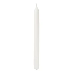 Dinerkaarsen Bolsius box wit - set van 8 - ø2x23 cm