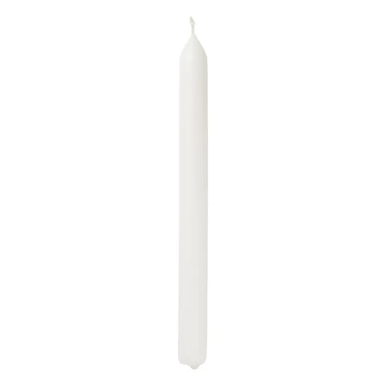 Dinerkaarsen Bolsius box wit - set van 8 - ø2x23 cm