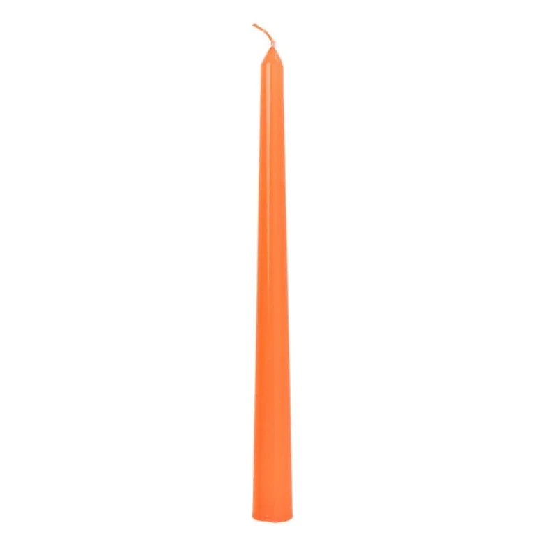 Dinerkaars glans - oranje - ø2x25 cm