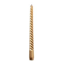 Dinerkaars metallic twist - roségoud - ø2x25 cm