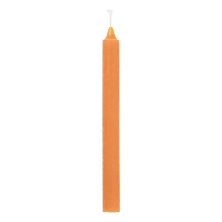 Dinerkaars rustiek - oranje - ø2x24 cm