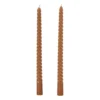 Dinerkaars twist - bruin/grijs - set van 2