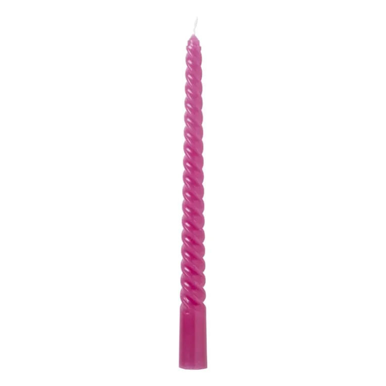 Dinerkaars twist - paars - ø2.15x25 cm