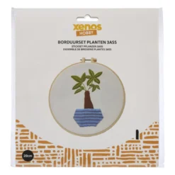 DIY borduursetje planten - diverse varianten
