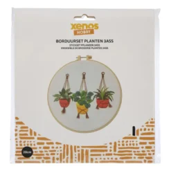DIY borduursetje planten - diverse varianten