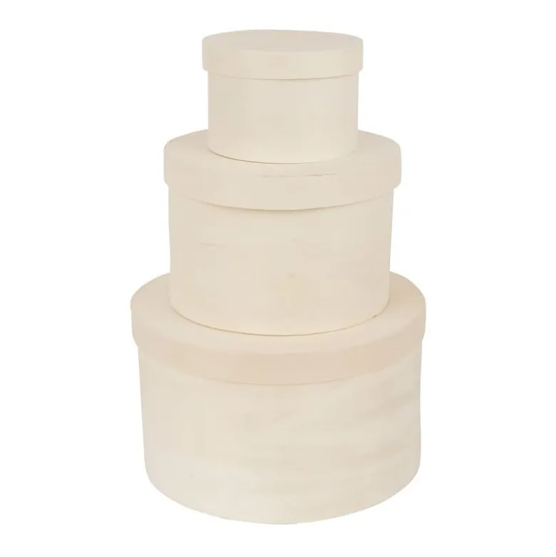Doosje rond set van 3