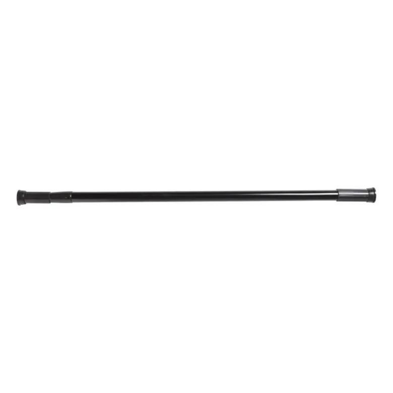 Douchestang uitschuifbaar - zwart - 70-120 cm