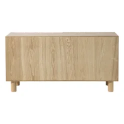 Dressoir Japandi met 2 deuren - bruin - 50x98.5x33 cm