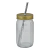 Drinkbeker met rietje - 450 ml