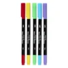 Dual waterverf kwast - set van 5