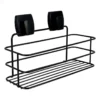 Easy lock doucherekje - zwart - 28x10x12 cm
