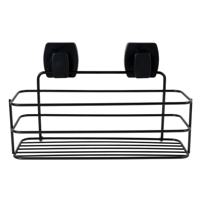Easy lock doucherekje - zwart - 28x10x12 cm