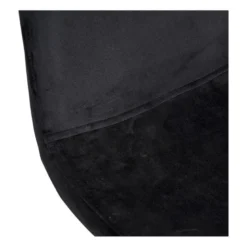 Eetkamerstoel Ivy - velvet zwart - 53x44x88 cm