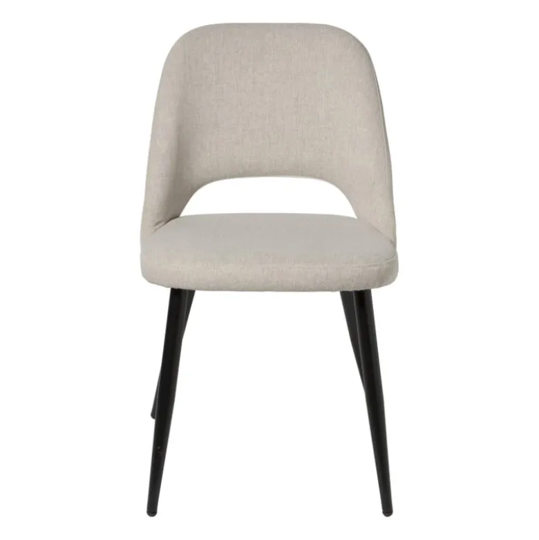Eetkamerstoel Leonardo - beige - 82.5x61.5x48.5 cm