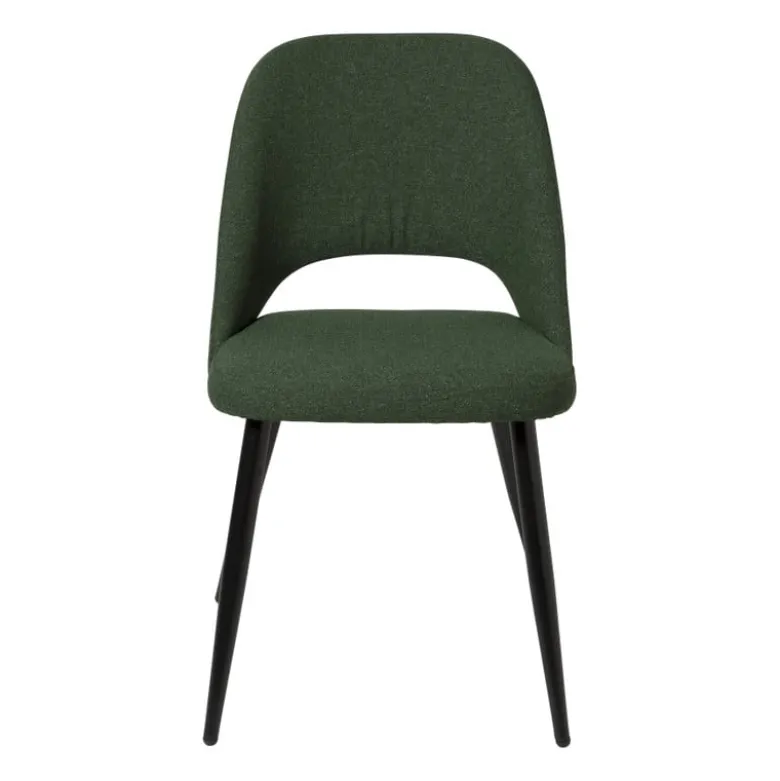 Eetkamerstoel Leonardo - groen - 82.5x61.5x48.5 cm