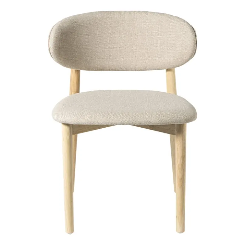 Eetkamerstoel Niki - wit - 78x55x54 cm