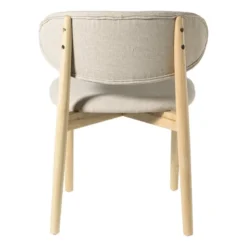Eetkamerstoel Niki - wit - 78x55x54 cm