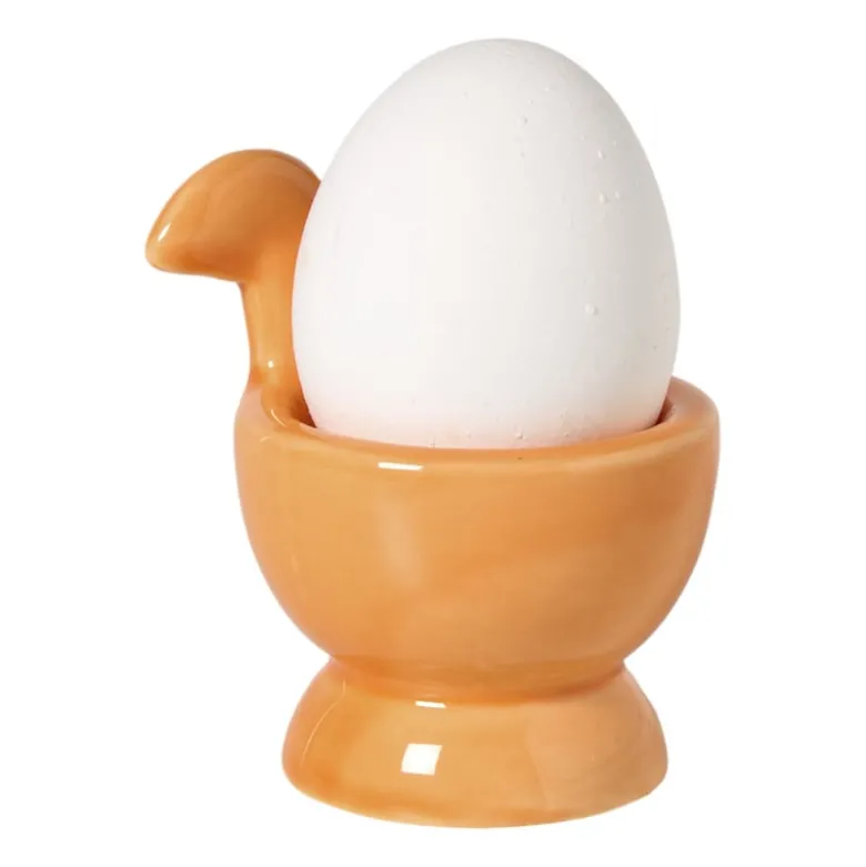 Eierdopje met oren - oranje