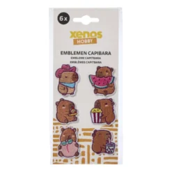Emblemen capibara - set van 6
