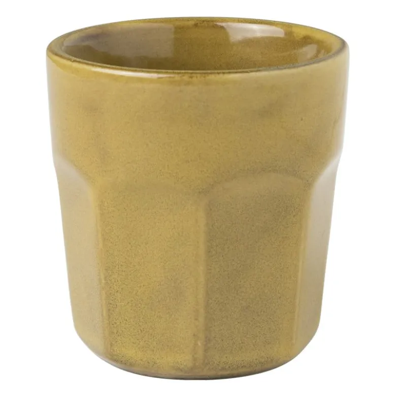 Espressokopje facet - geel - 100 ml