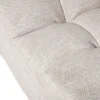 Fauteuil chenille chunk - beige - 87x72x66 cm
