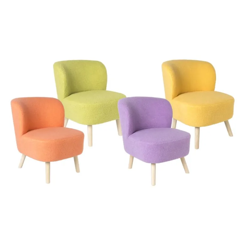 Fauteuil Sita - geel - 69x56x66 cm