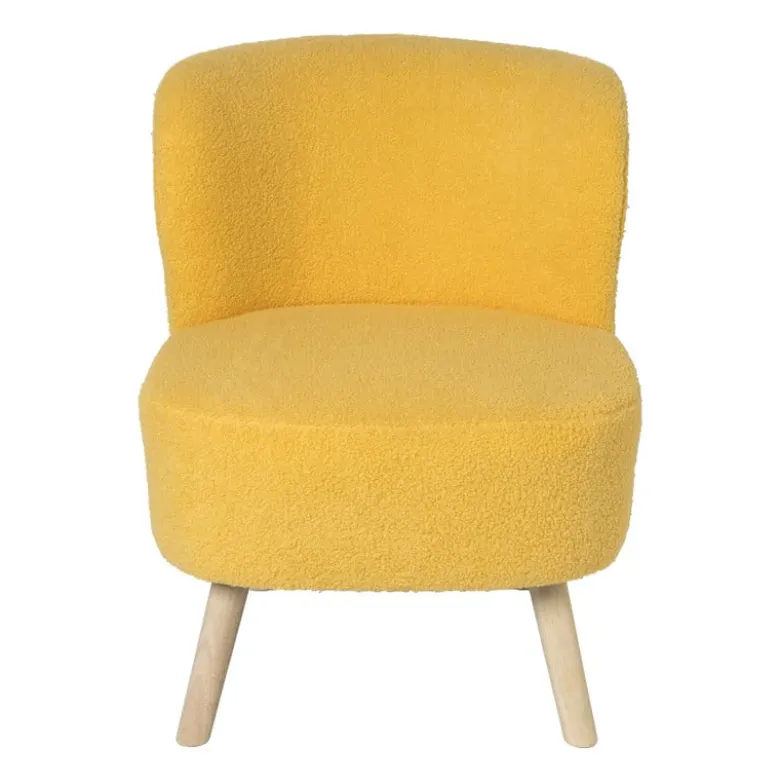 Fauteuil Sita - geel - 69x56x66 cm