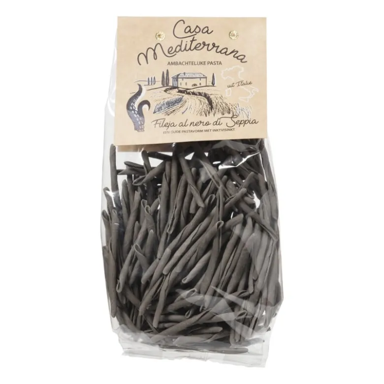 Fileja al nero di Seppia - Pasta met inktvisinkt - 500 gram