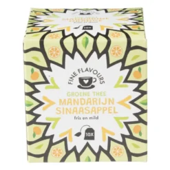 Fine Flavours groene thee - mandarijn sinaasappel - 10 zakjes