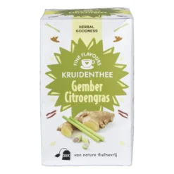 Fine flavours kruidenthee - gember citroengras - 20 zakjes