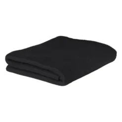 Fleece deken - zwart - 160x130 cm