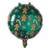 Folieballon kerst - 45 cm - diverse varianten